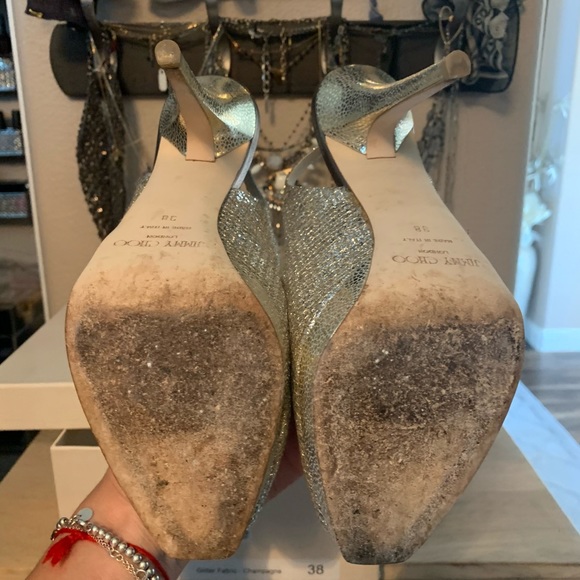 Jimmy Choo Clue Slingback Pump w/gorgeous detail - Picture 6 of 6